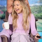 Kate Hudson at the Glass Onion A Knives Out Mystery Press Conference in Los Angeles
