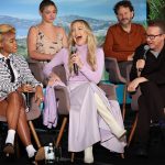 Kate Hudson at the Glass Onion A Knives Out Mystery Press Conference in Los Angeles